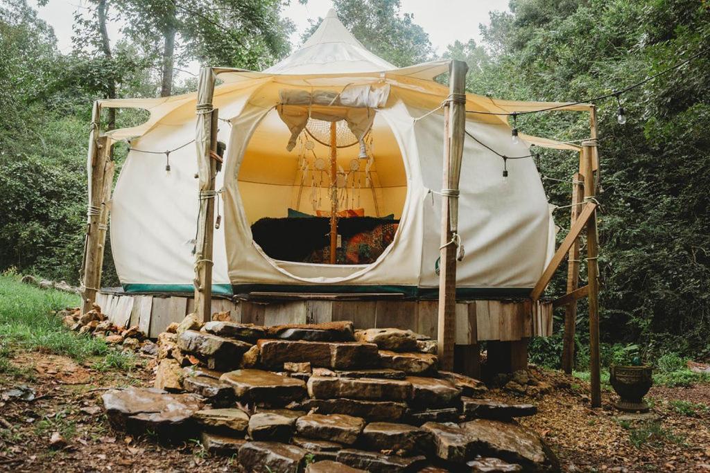 The Pisces-A Stargazing, Luxury Glamping Tent Rogersville Exteriör bild