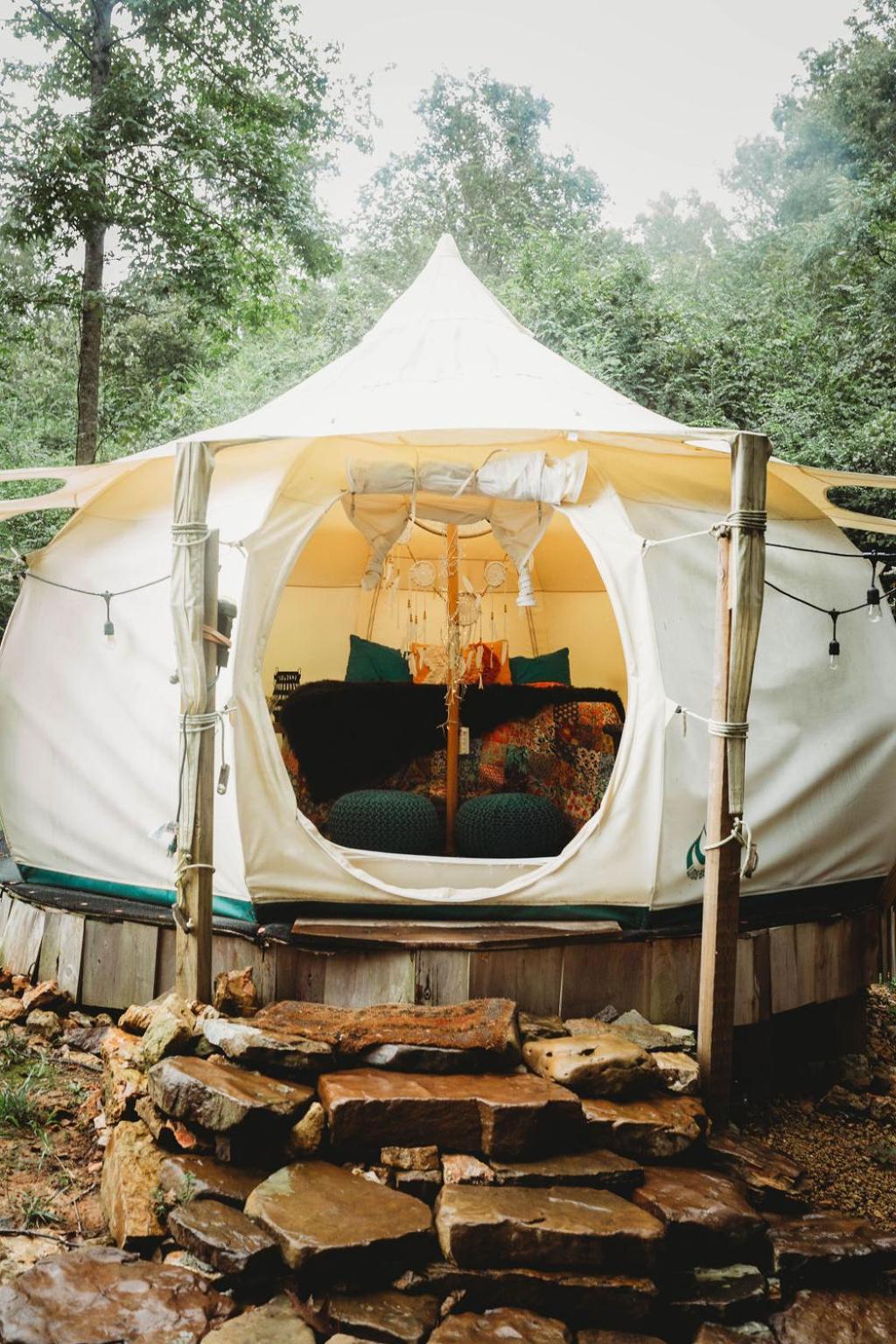 The Pisces-A Stargazing, Luxury Glamping Tent Rogersville Exteriör bild